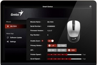 MOUSE GENIUS INALAMBRICO NX-7015 IRON GREY - comprar online