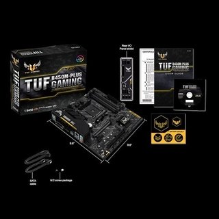 MOTHERBOARD (AM4) TUF B450M-PLUS GAMING BOX M-ATX - comprar online