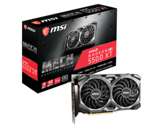 PLACA VGA 8GB RX 5500 XT MSI MECH 8G OC DDR6