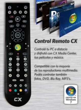 CONTROL REMOTO CX MULTIMEDIA CENTER PC/NB USB en internet