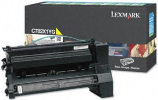 TONER LEXMARK C782X1YG YELLOW - comprar online