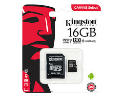 MICRO SD 16GB C10 KINGSTON CANVAS SELECT PLUS en internet