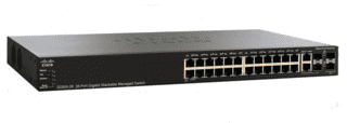 SWITCH 24P CISCO SG350-28 GIGA ADMIN RACK - WPG Ecommerce