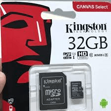 MICRO SD 32GB C10 KINGSTON CANVAS SELECT PLUS