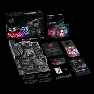 MOTHERBOARD ASUS AM4 ROG STRIX B450-F GAMING BOX M-ATX - comprar online