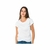 REMERA MUJER ALGODON PEINADO - BLANCO