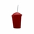 VASO MILK PLASTICO 300CC - ROJO