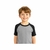 REMERA INFANTIL RANGLAN SPUM - GRIS/NEGRO