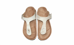BIRKY en cuero blanco tiza - comprar online