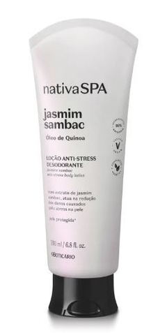 Loção Hidratante Corporal Anti-stress Jasmim Sambac 200ml [Nativa Spa - O Boticário]