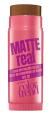 Base em Bastão Matte Real FPS20 [Color Trend - Avon] - Nécessaire Mix | Loja de Beleza Online