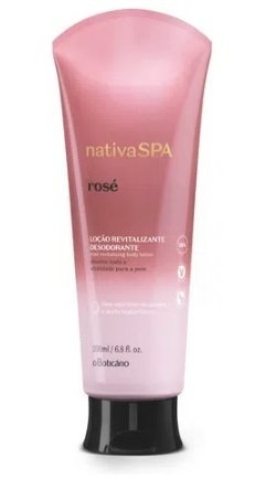 Loção Revitalizante Des. Corporal Rosé 200ml [Nativa Spa - O Boticário]