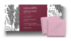 Sabonete em Barra Ameixa Negra 2x90g [Nativa Spa - O Boticário]