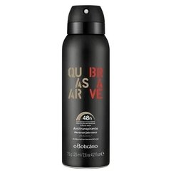 Quasar Brave Antitranspirante Aerosol Masculino 75g [O Boticário]