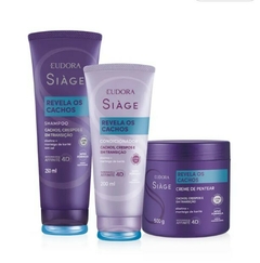 Combo Revela Cachos: Shampoo + Condicionador + Creme Pentear [Siàge - Eudora]