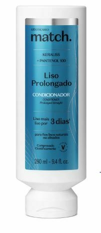 Condicionador Liso Prolongado 280ml [Match - O Boticário]