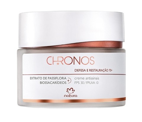 Creme Antissinais 70+ Defesa e Restauração Dia 40g [Chronos - Natura]