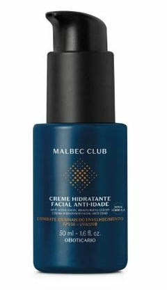 Creme Hidratante Facial Anti-Idade Malbec Club 50ml [O Boticário]