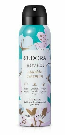 Desodorante Aerosol Algodão e Jasmim 150ml [Instance - Eudora]