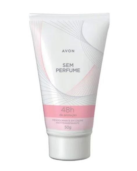 Desod. em Creme Antitranspirante 48h de Proteção Sem Perfume [Avon]