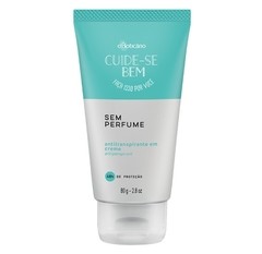 Desodorante em Creme Sem Perfume 80g [Cuide-se Bem - O Boticário]