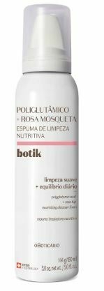 Espuma de Limpeza Ácido Poliglutâmico + Rosa Mosqueta [Botik - O Boticário]