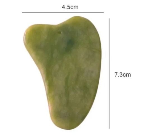 Gua Sha Massageador Facial Anti Rugas de Jade