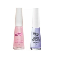 Kit Unhas: Cobertura Brilhante + Base Niveladora [Avon]