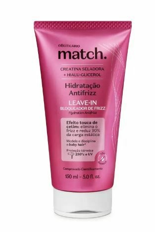 Leave-In Bloqueador de Frizz Hidrat. Antifrizz 150ml [Match - O Boticário]