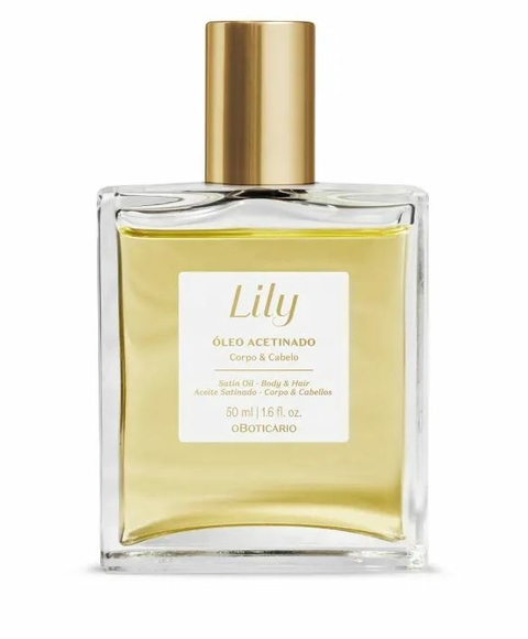 Lily Óleo Acetinado Multifuncional Corpo e Cabelo 50ml [O Boticário]