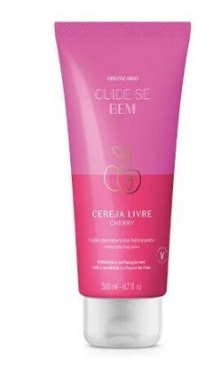 Hidratante Corporal Cereja Livre 200ml [Cuide-se Bem - O boticário]