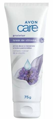 Luvas de Silicone Creme para Mãos Erva-Doce e Lavanda 75g [Care - Avon]