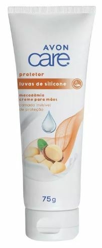 Luvas de Silicone Creme para Mãos Macadâmia 75g [Care - Avon]