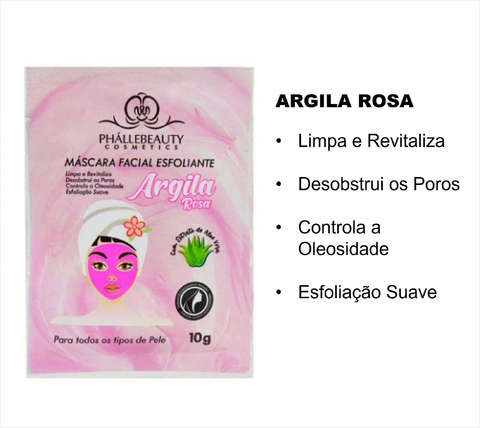 Máscara Facial Argila Rosa [Phállebeauty]