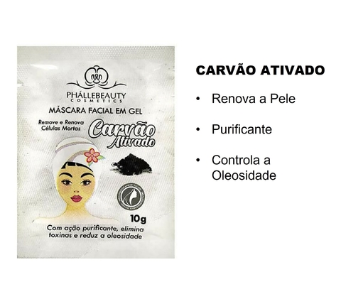 Máscara Facial Carvão Ativado [Phállebeauty]