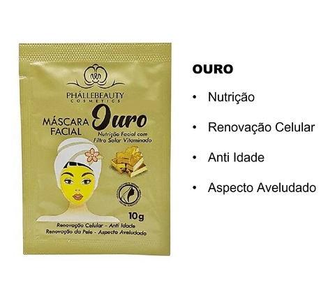 Máscara Facial Ouro [Phállebeauty]