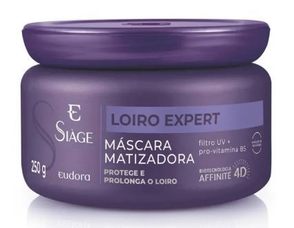 Máscara Capilar Matizadora Loiro Expert 250g [Siàge - Eudora]