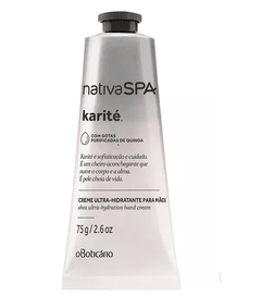 Creme desodorante para mãos karité 75g [Nativa Spa - O Boticário]