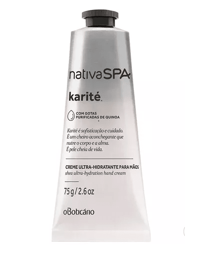 Creme desodorante para mãos karité 75g [Nativa Spa - O Boticário]