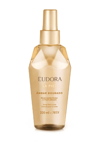 Spray Perfumado Desod. Colônia Âmbar Dourado 200ml [La Piel - Eudora] - comprar online