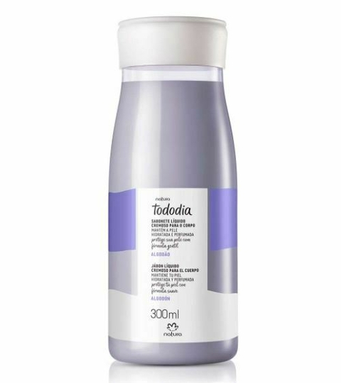 Sabonete Líquido Cremoso Corporal Algodão 300ml [Tododia - Natura]