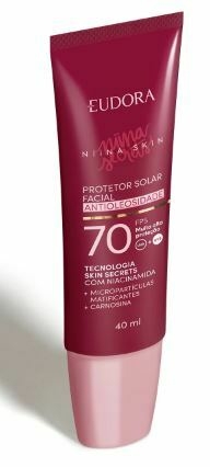 Protetor Solar Facial Antioleosidade FPS 70 [Niina Skin - Eudora]