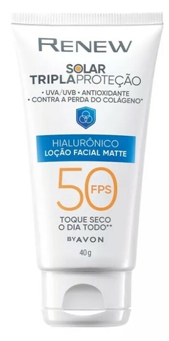 Protetor Solar Matte Tripla Proteção FPS 50 [Renew - Avon]