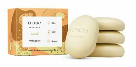 Sabonete Vegetal em Barra Karité 4x80g [Instance - Eudora]