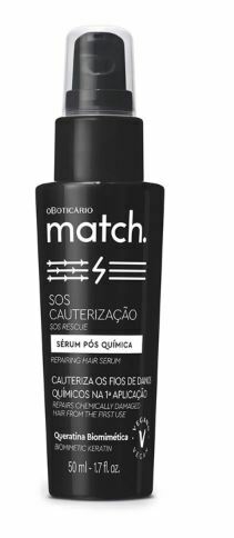 Sérum Capilar Pós-Química SOS Cauterização 50ml [Match - O Boticário]