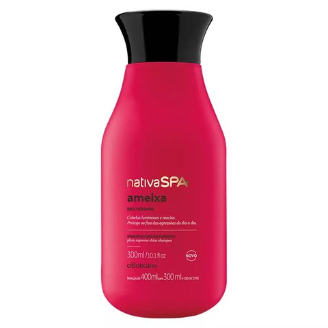 Shampoo Brilhíssimo Ameixa 300ml [Nativa Spa - O Boticário]