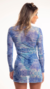 Vestido Ananda Tule Tye Die Azul - comprar online