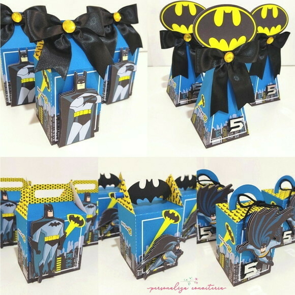 Faça você personalizados: Kit festa Batman 3