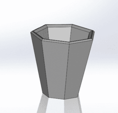 Forma para vaso de concreto mod. seven