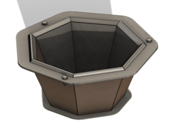 Forma para vaso de concreto mod. seven - Usk máquinas